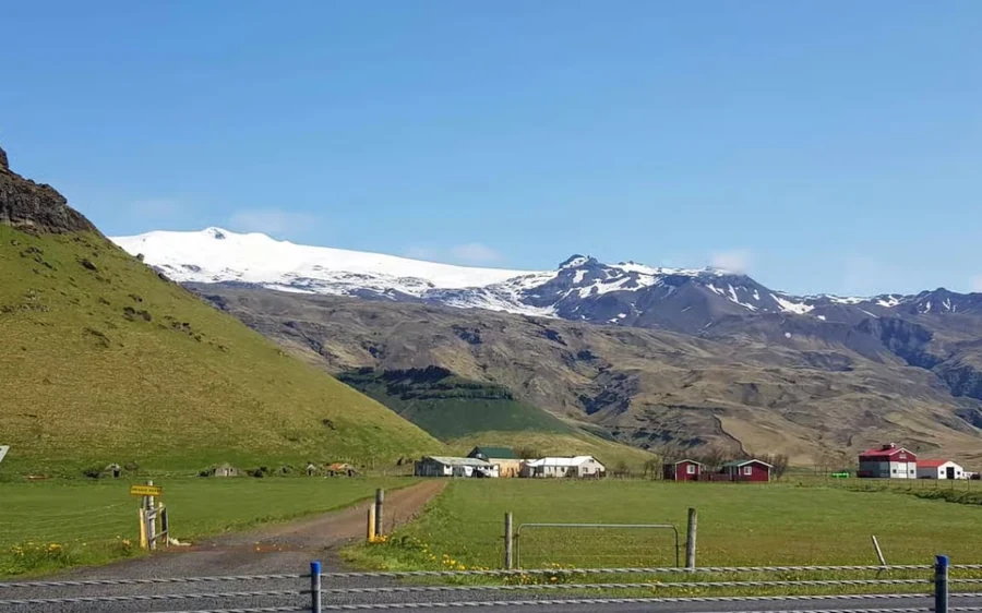 A private guided glacier walk on the south coast of Iceland